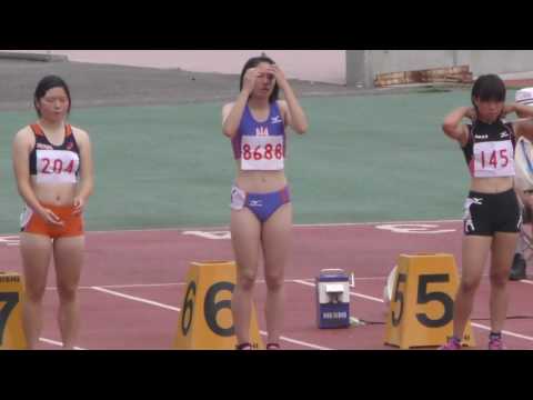 20160702群馬県選手権女子100mH予選2組