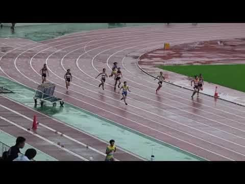 2018 茨城県高校新人陸上 女子200m予選5組