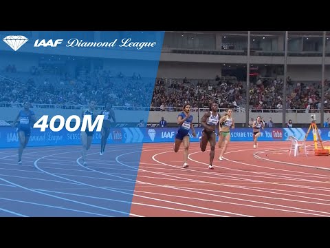 Salwa Eid Naser wins the 400m in Shanghai - IAAF Diamond League 2019