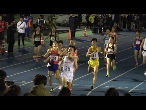 中山顕(HONDA･中大OB)13&#039;56&quot;10実業団ﾃﾞﾋﾞｭｰ/山口智規(学法石川)高1歴代2位13’59”55 日体大記録会5000m26組 2019.11.17