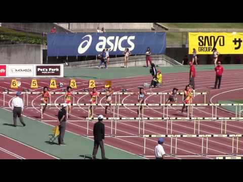 2015 布勢スプリント 女子100mH 第1レース 1組