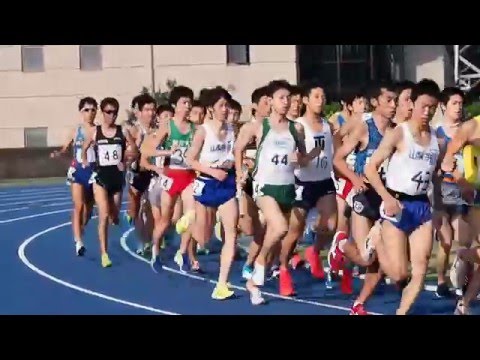日体大記録会　男子10000m 2組(前編)　2016年5月14日