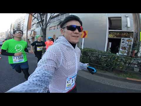 新宿シティハーフマラソン2019【GoPro手持ち動画】