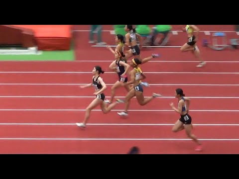 予選 U18 女子60m 日本室内陸上2024