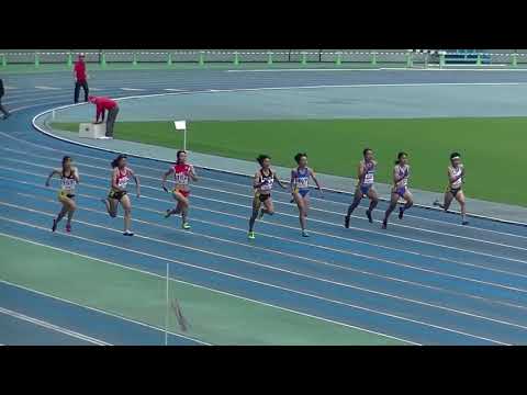 201801012_全九州高校新人陸上_女子100m_決勝