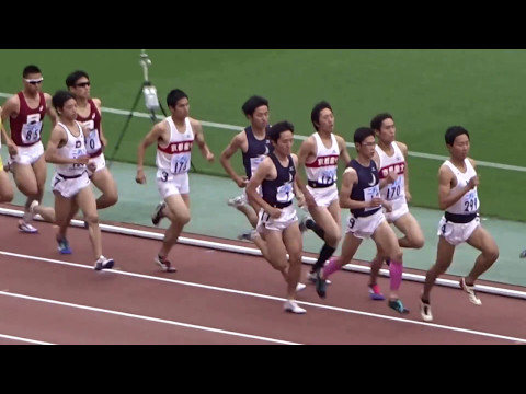 第94回関西学生陸上競技対校選手権大会　男子1部1500ｍ決勝