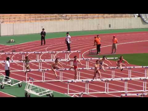 2017 東海学生陸上 女子100mH 予選 2