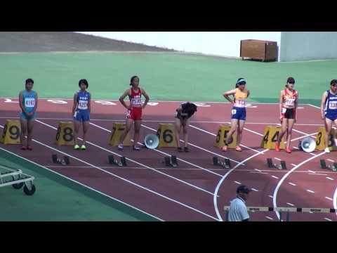 2018 茨城県高校個人選手権 1年女子100mYH決勝