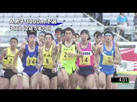 A男子3000m 予選第1組 第46回ジュニアオリンピック