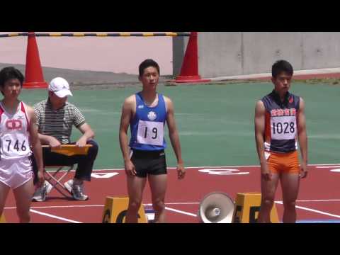 20170519群馬県高校総体陸上男子100m予選14組