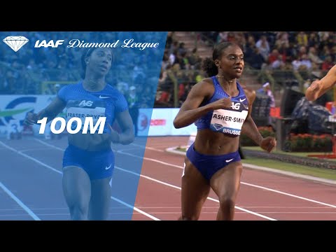 Dina Asher-Smith powers to victory in the 100m final in Brussels - IAAF Diamond League 2019
