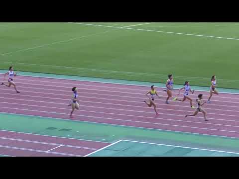 H29　日本選手権リレー　女子4x100mR　予選2組