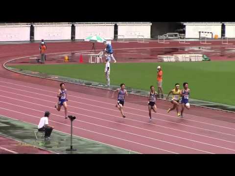 2015 東海高校総体　男子100m　予選1