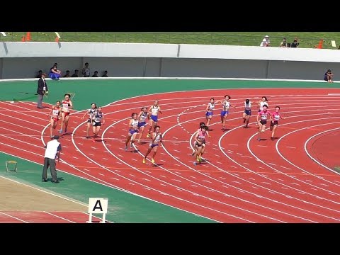 2017 岩手県高校新人陸上競技会 女子4×100メートルリレーA決勝
