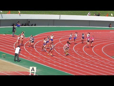 2017 岩手県高校新人陸上競技会 女子4×100メートルリレーA決勝