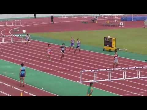 2018 東北高校新人陸上 男子 400mH 予選3組