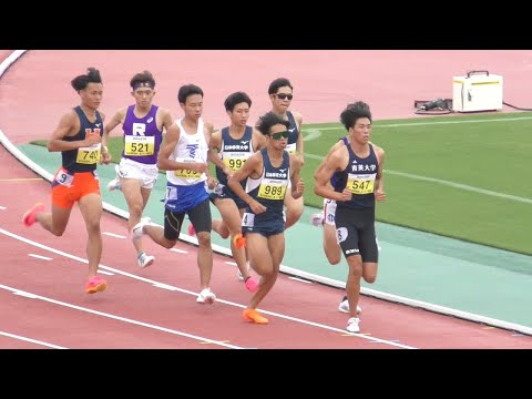 決勝 男子800m 関東学生新人陸上2024