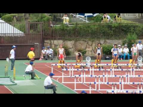 2016年度 近畿高校ユース陸上 1年女子100mH決勝（+0.1）