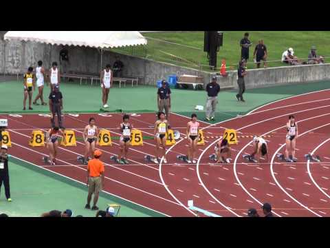 2015年 東海陸上選手権　女子100m決勝