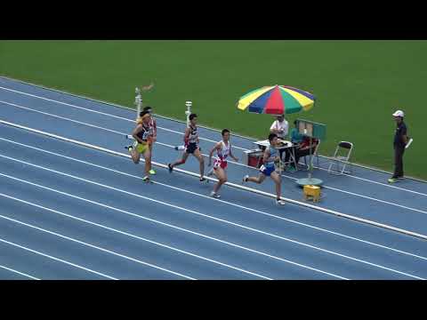 20180915114233県高校新人大会男800ｍ予選9組 濱田 悠太