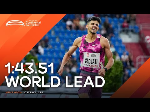 Sedjati dominates 800m in Ostrava | Continental Tour Gold 2024