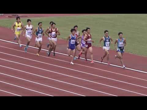 2018 関西学生陸上競技種目別選手権大会　男子1500ｍ予選3組