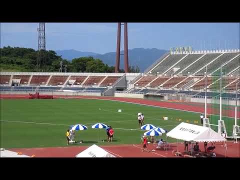 男子円盤投げ決勝、1位：三谷康太郎（伊予農高）29m48　～愛媛県高校陸上新人大会2017中予地区予選～