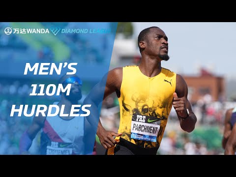 Hansle Parchment wins first Diamond Trophy in 110m hurdles - Wanda Diamond League 2023