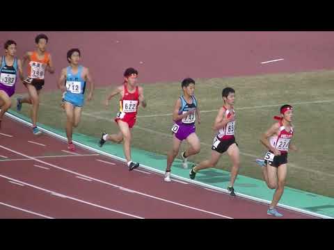 20181111鞘ヶ谷記録会 中学男子800m決勝