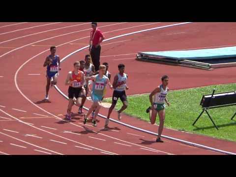800m men heat 3 - Asian Junior 2016