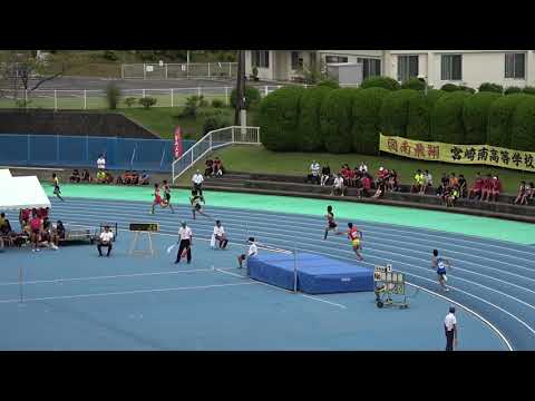 20180914121627県高校新人大会男400ｍ予選2組 甲斐翔太郎