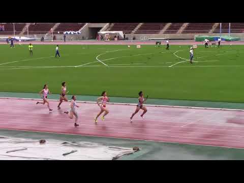 2018西日本インカレ陸上 女子4×400mR タイムレース1～3