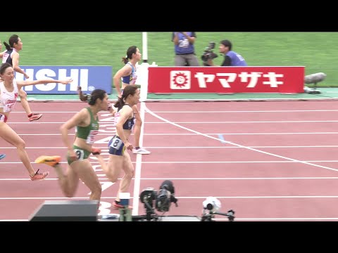 【第108回日本選手権】女子 100ｍ 予選4組