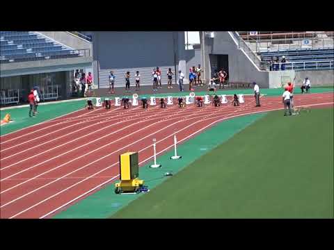 愛媛県高校陸上新人大会2017中予地区予選、男子100m予選5組4着＋4その①