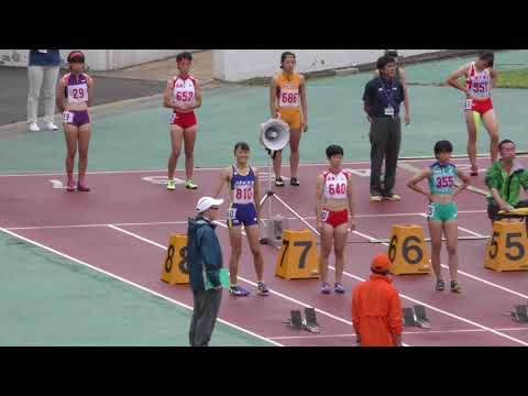 H30　千葉県高校新人　女子100m　準決勝1組