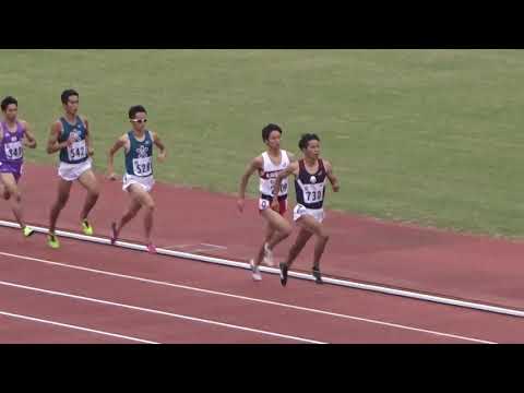 2018 関西学生陸上競技種目別選手権大会　男子1500ｍ決勝