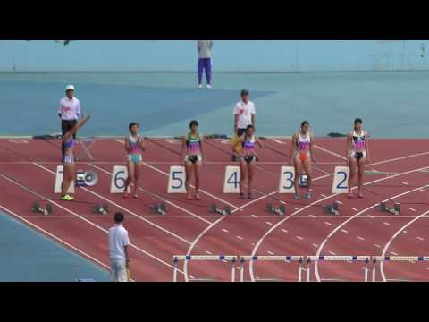 H30　日本インカレ　女子七種競技100mH　2組