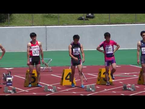 2017 秋田県陸上競技選手権 男子 100m 予選8組