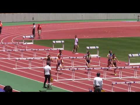 2017 東海総体陸上 女子100mH予選 1～4