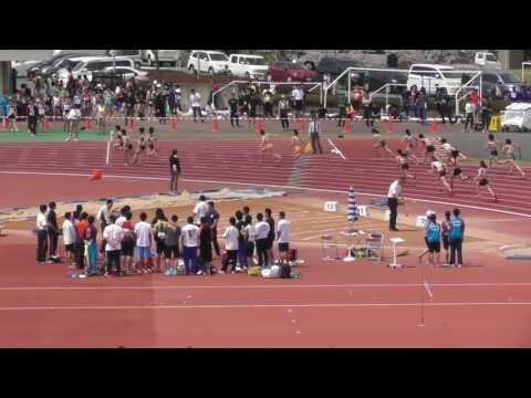 2017京都府高校春季大会　女子4×100mリレー1組