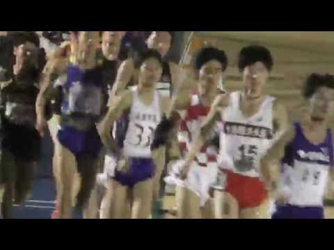 【頑張れ中大】 日体大記録会5000ｍ 44組 鈴木康太PB/山本亮(OB、新コーチ)、松原/大森太楽(2017年新入生） 2016.12.4