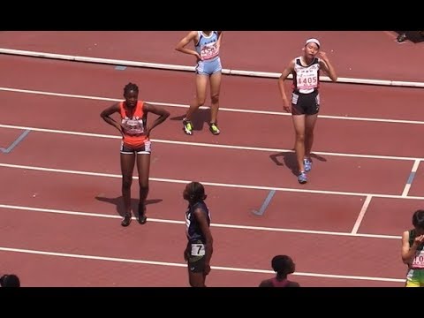 女子200m決勝 ★全中陸上 2019.8 大阪