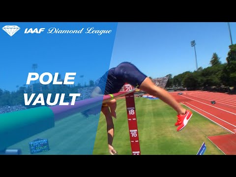Armand Duplantis vaults 5.93 meters to win in Stanford - IAAF Diamond League 2019