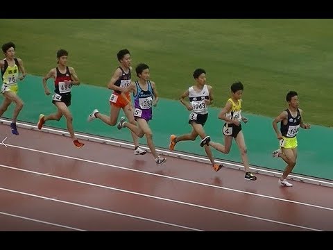 20190615福岡県中学陸上選手権男子3000m決勝最終組