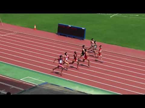 2018 茨城県選手権陸上 男子200m準決勝2組