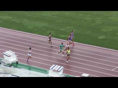 H30　千葉県選手権　男子100m　準決勝1組