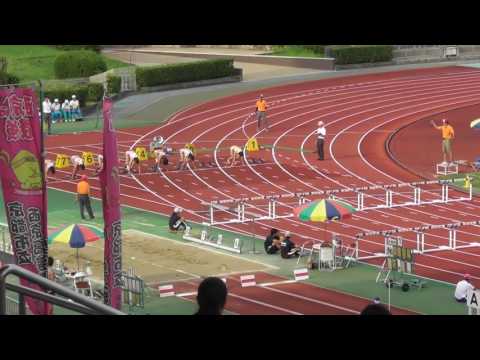 2017京都陸上選手権　女子100mH決勝