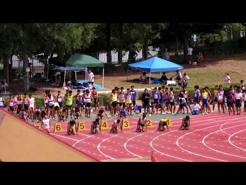 20170814 第３回堺市陸協記録会 男子　3年　100m　TR　1組