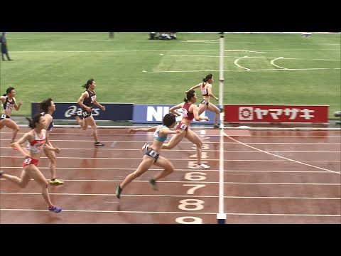 【第106回日本選手権】女子 200ｍ 予選1組