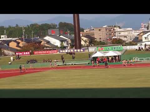 2017北信越高校新人陸上　女子4×100m予選3組